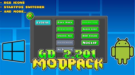 gd 2.2 noclip mod apk|GD 2.201 MOD PACK .